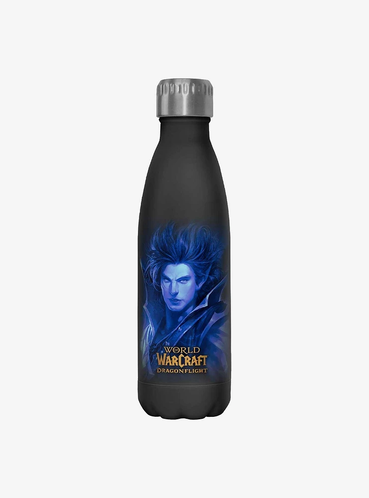 World of Warcraft Kalecgos Blue Dragon Logo Stainless Steel Water Bottle