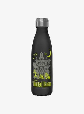 Disney The Haunted Mansion Moon Bats Stainless Steel Water Bottle