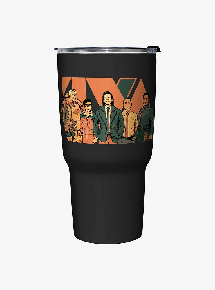 Marvel Loki TVA Groupshot Travel Mug