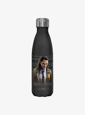 Marvel Loki Glorious Purpose Stainless Steel Water Bottle