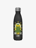 Marvel Loki President Loki Believe Stainless Steel Water Bottle