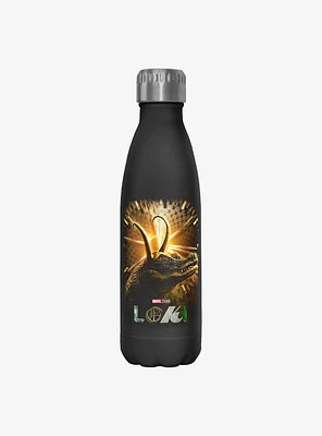 Marvel Loki Alligator Loki Poster Stainless Steel Water Bottle