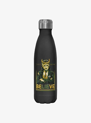 Marvel Loki Political Motive Stainless Steel Water Bottle