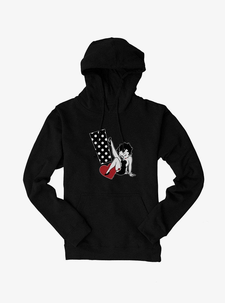 Betty Boop Polka Dot Exclamation Hoodie