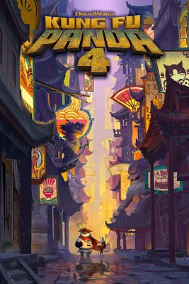 Kung Fu Panda 4 The Big City Poster