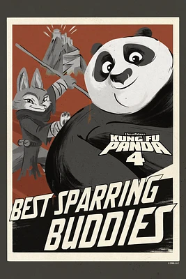 Kung Fu Panda 4 Best Buddies Poster