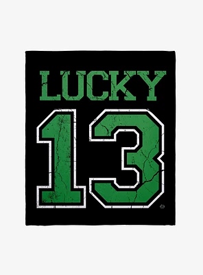 St. Patrick's Day Lucky 13 Throw Blanket