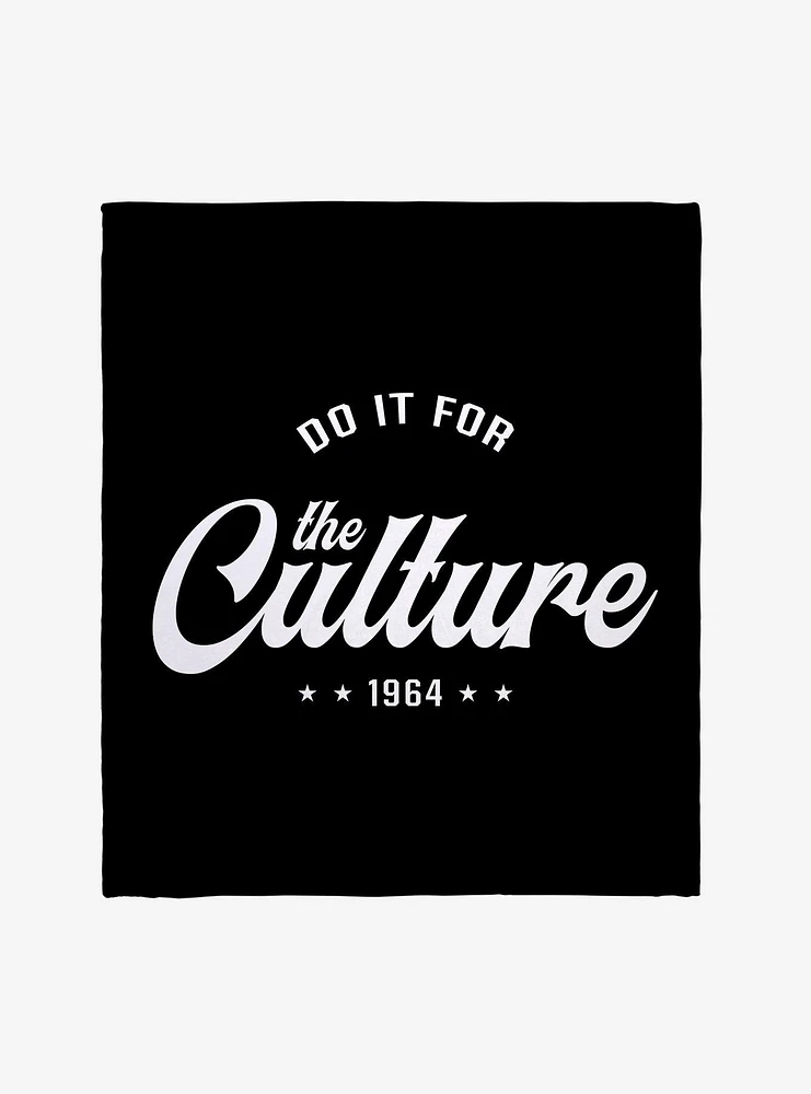 Black History Month For The Culture Throw Blanket