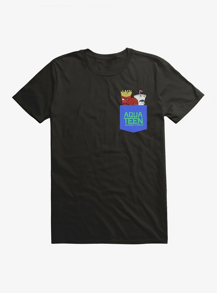 Aqua Teen Hunger Force Faux Pocket T-Shirt