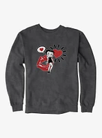 Betty Boop Love on the Brain Sweatshirt