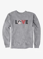 Betty Boop Polka Dot Love Sweatshirt