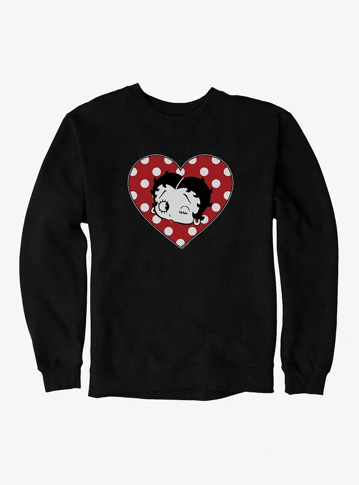 Betty Boop Spotted Love Sweatshirt