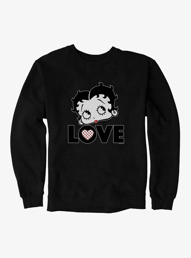 Betty Boop Polka Dot Sweatshirt