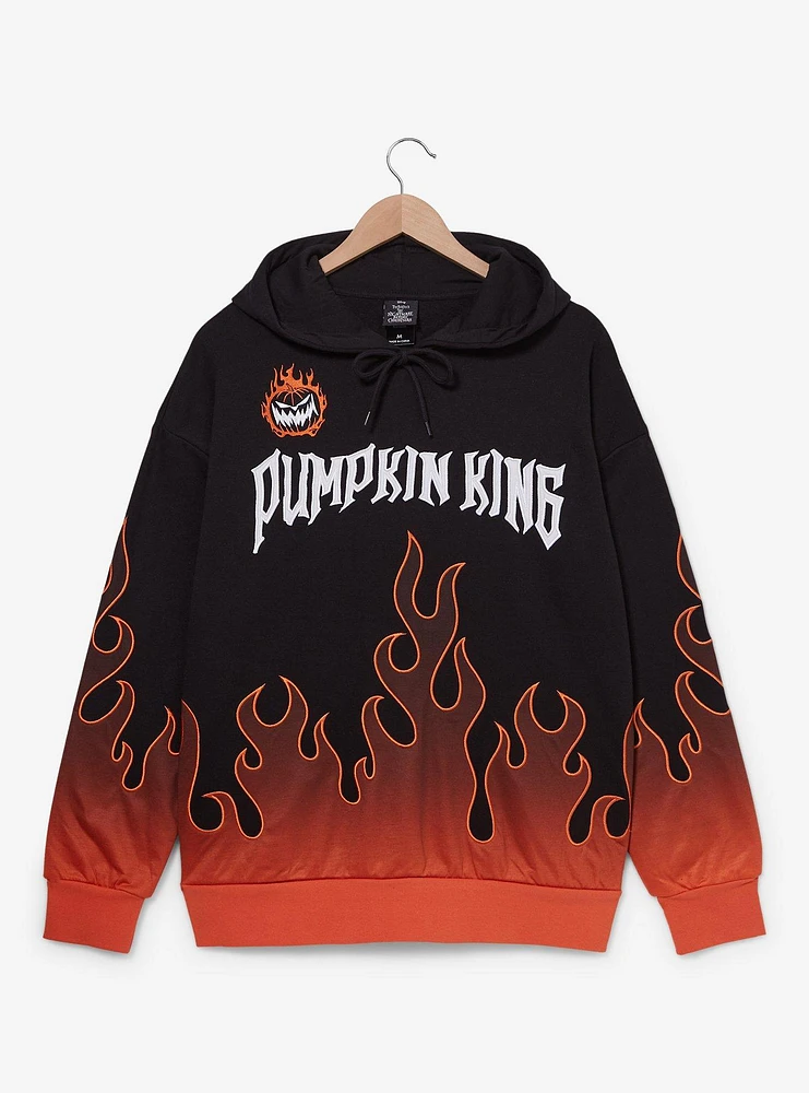 Disney The Nightmare Before Christmas Pumpkin King Flames Hoodie - BoxLunch Exclusive