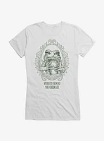 Hydrate Before You Diedrate Frog Portrait Girls T-Shirt