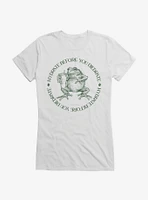 Hydrate Before You Diedrate Frog Circle Girls T-Shirt