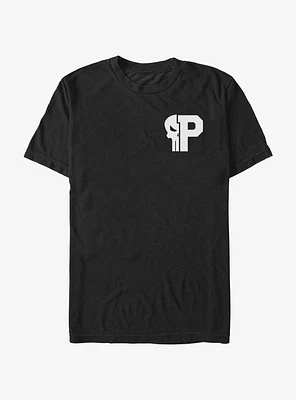 Marvel Punisher P Sull Logo T-Shirt