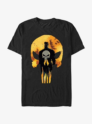Marvel Punisher Flames T-Shirt