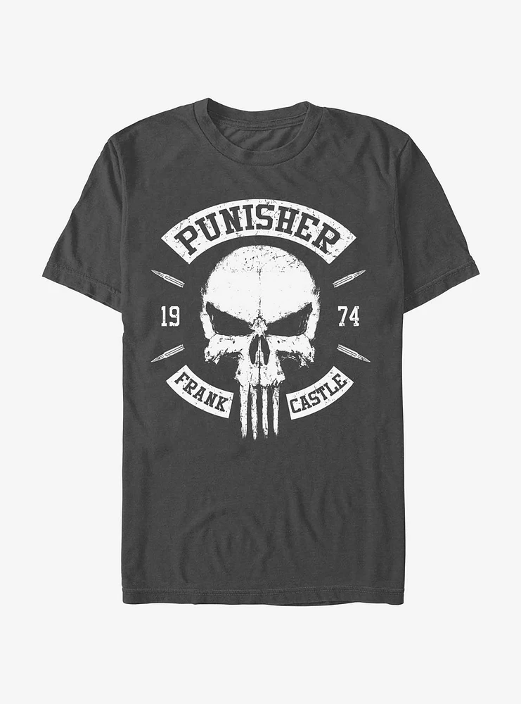 Marvel Punisher Moto Skull T-Shirt