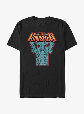 Marvel Punisher Retro Skull T-Shirt