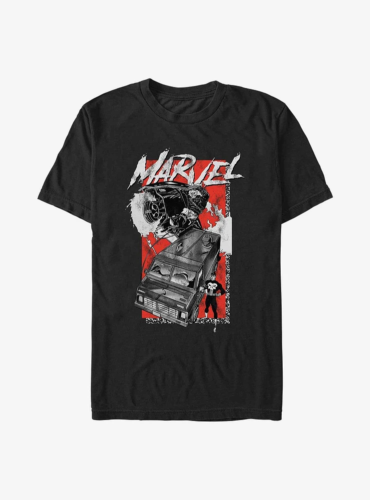Marvel Punisher Ghost Rider T-Shirt