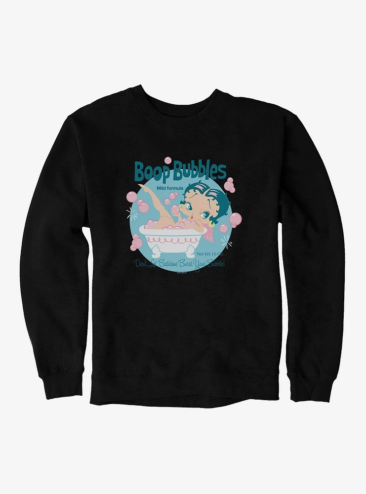 Betty Boop Bubble Bath Sweatshirt