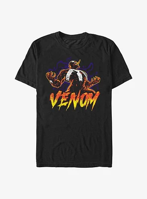 Marvel Spider-Man Burning Venom T-Shirt