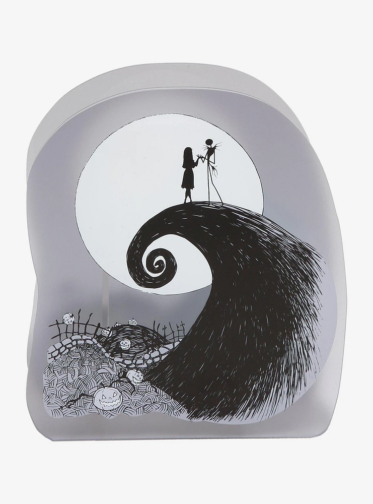 The Nightmare Before Christmas Spiral Hill Acrylic Pencil Holder