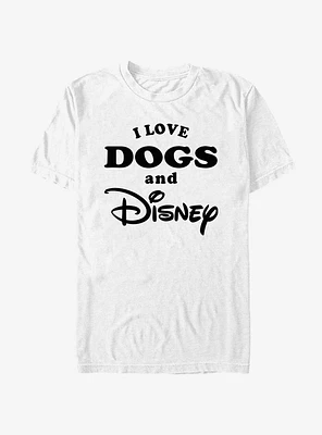 Disney I Love Dogs and T-Shirt