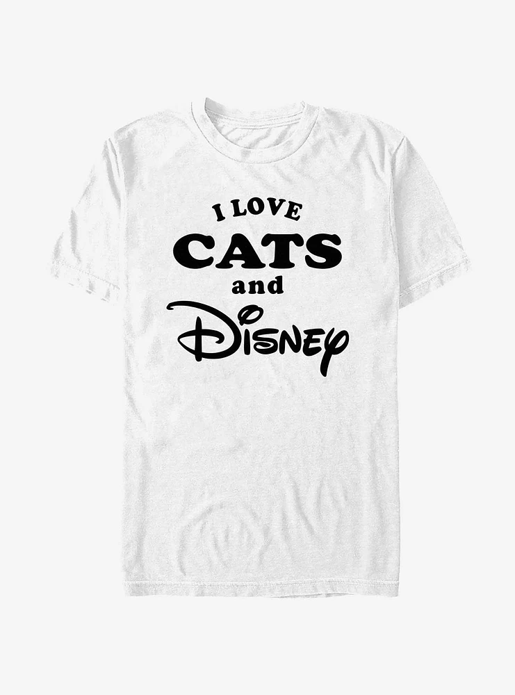 Disney I Love Cats and T-Shirt