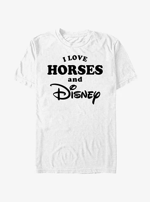 Disney I Love Horses and T-Shirt