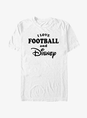 Disney I Love Football and T-Shirt