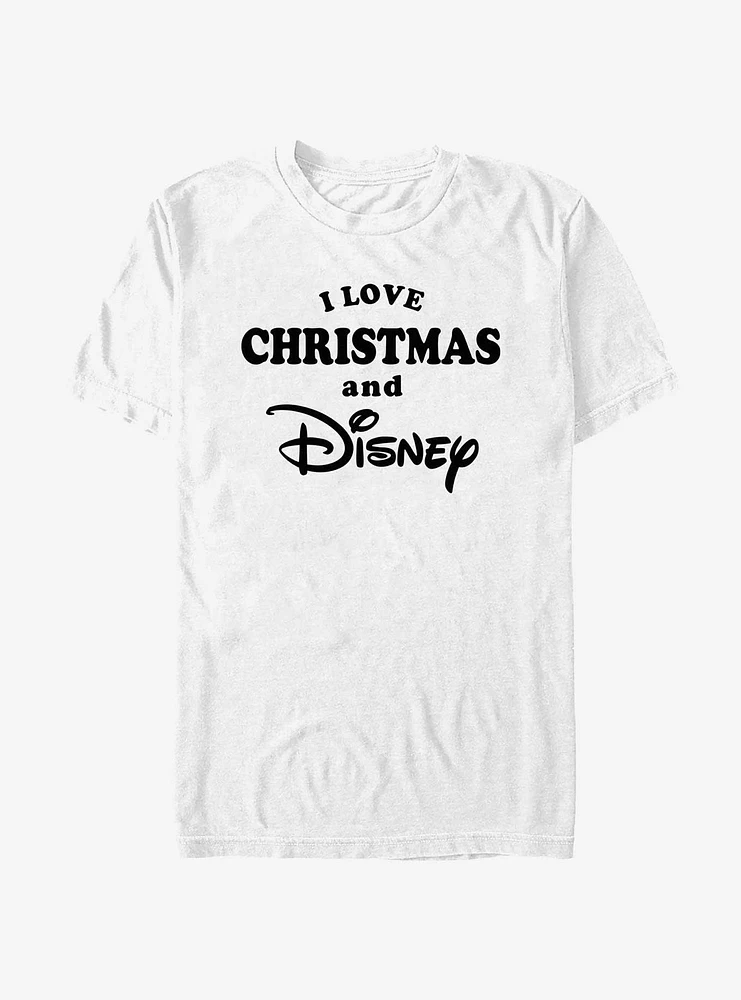 Disney I Love Christmas and T-Shirt