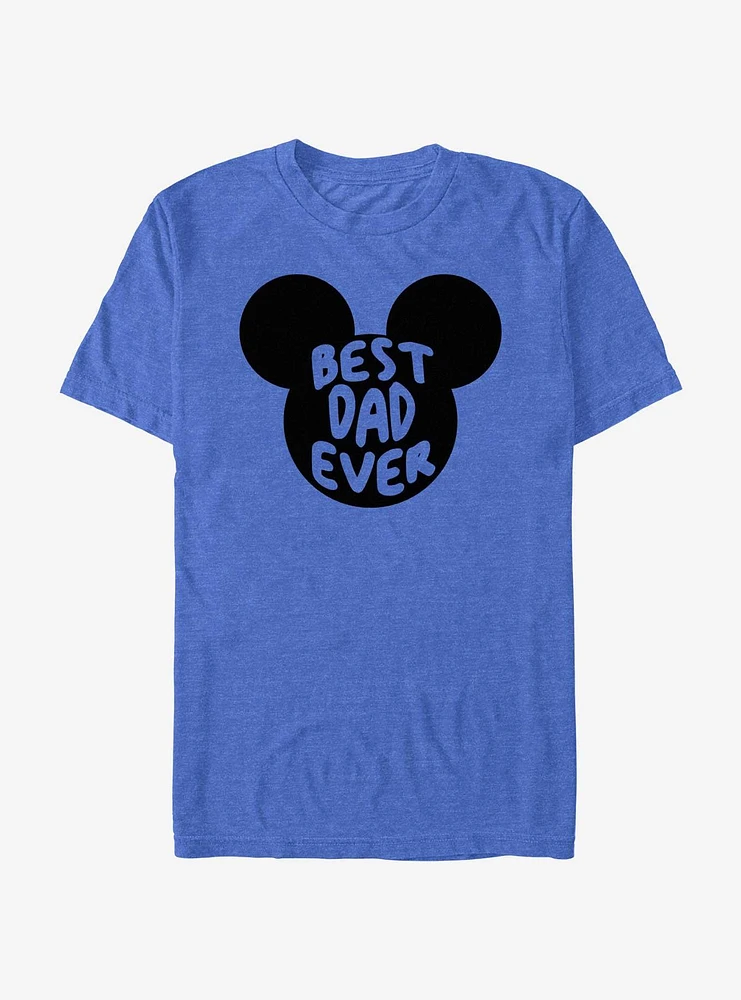 Disney Mickey Mouse Best Dad Ever Ears T-Shirt