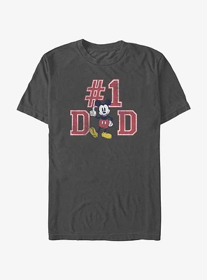 Disney Mickey Mouse Number 1 Dad T-Shirt