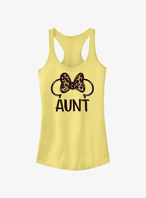 Disney Minnie Mouse Aunt Leopard Fill Bow Girls Tank