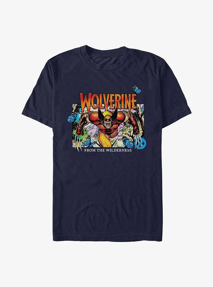 X-Men Wolverine Butterflies T-Shirt