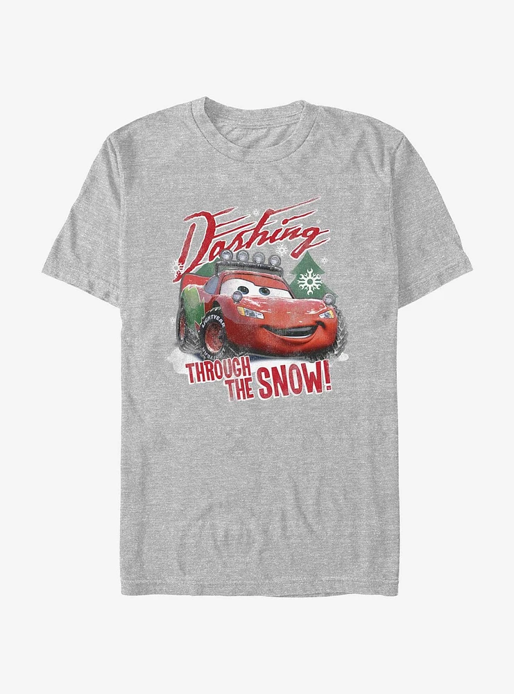 Disney Pixar Cars Dashing Through The Snow T-Shirt