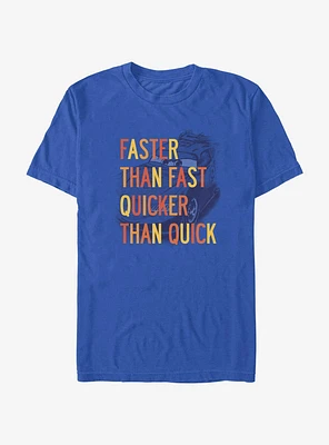 Disney Pixar Cars Faster Than Fast Quicker Quick Quote T-Shirt