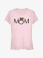 Disney Minnie Mouse Mom Leopard Ears Girls T-Shirt