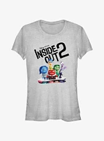 Disney Pixar Inside Out 2 All The Emotions Girls T-Shirt