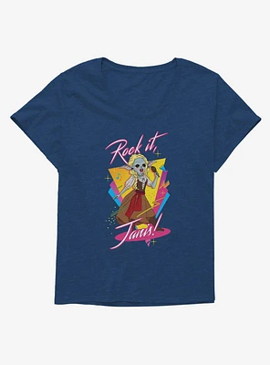 Dr. Who Rock It Janis Girls T-Shirt Plus
