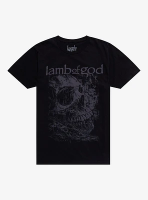 Lamb Of God Skull The Rain T-Shirt