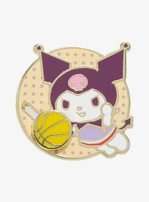 Sanrio Kuromi Basketball Moving Enamel Pin — BoxLunch Exclusive