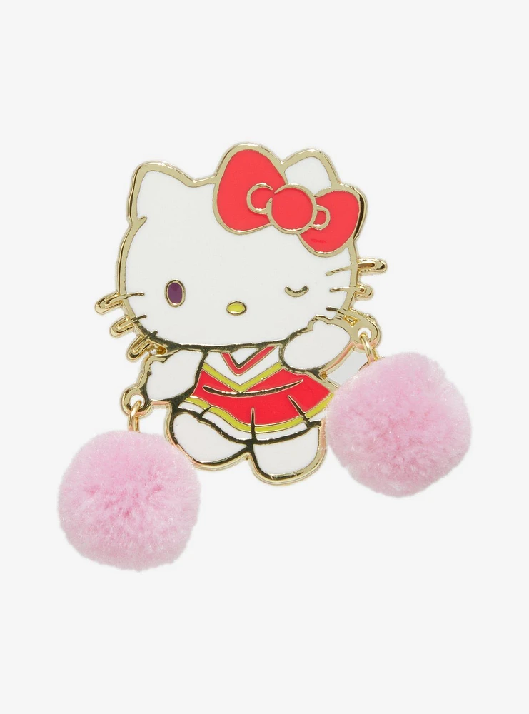 Sanrio Hello Kitty Cheer Pom Pom Enamel Pin — BoxLunch Exclusive