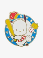 Sanrio Pochacco Baseball Enamel Pin — BoxLunch Exclusive