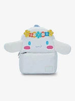 Loungefly Cinnamoroll Flower Crown Fuzzy Mini Backpack