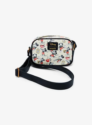 Loungefly Disney Mickey Mouse Poses Crossbody Bag