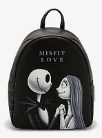 Loungefly The Nightmare Before Christmas Jack & Sally Misfit Love Mini Backpack