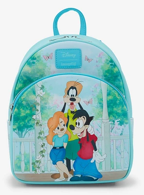 Loungefly Disney A Goofy Movie Trio Porch Scene Mini Backpack